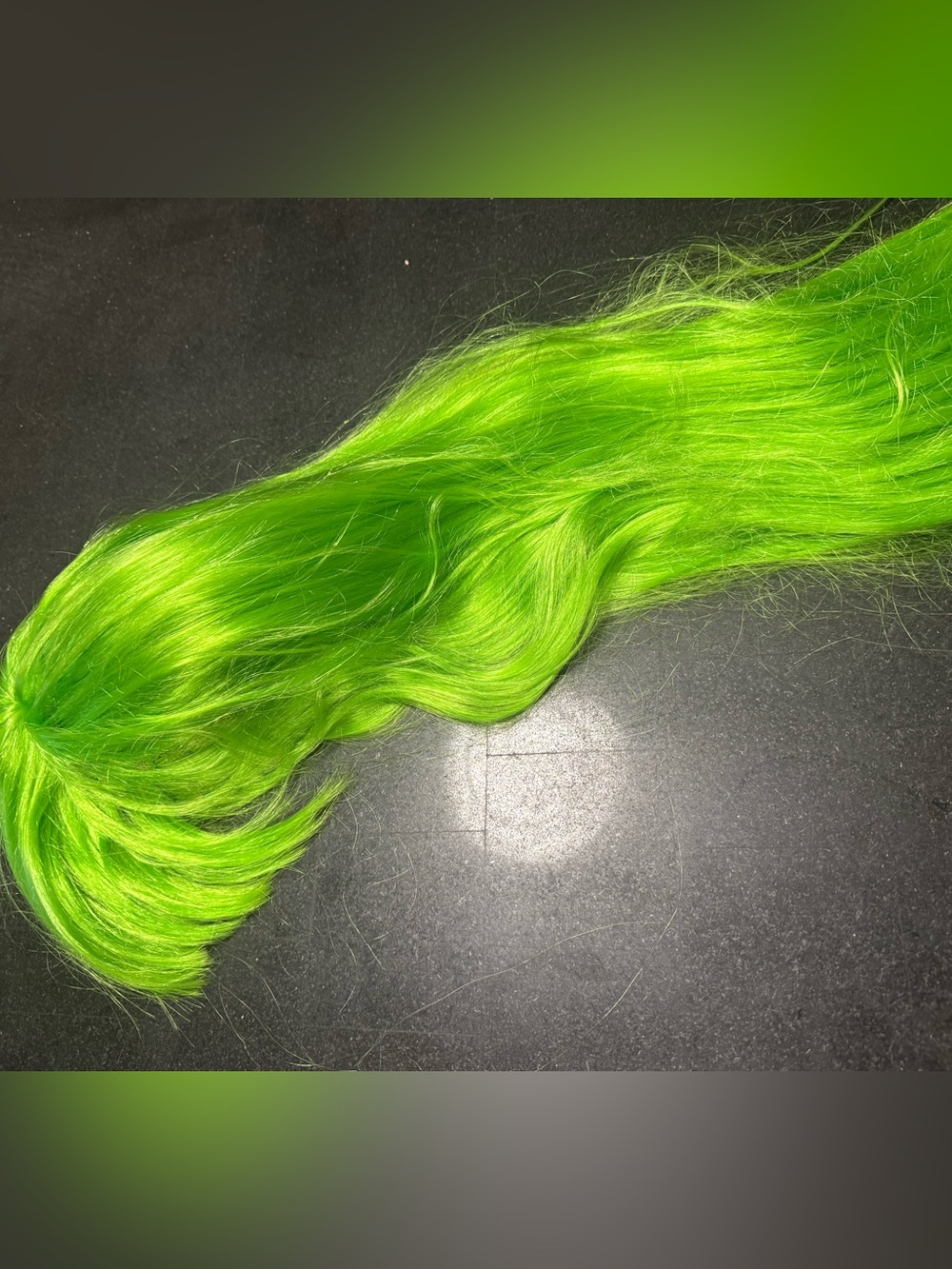 Green wig